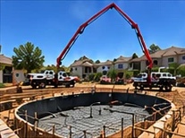Pumping a round pool shell