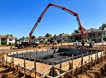 Pumping into a pool excavation